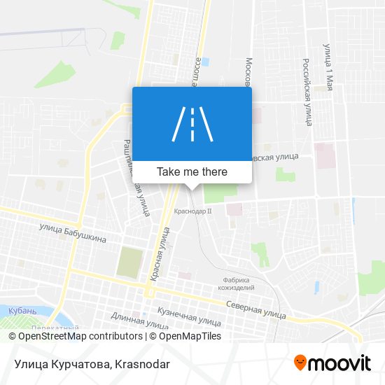 Улица Курчатова map