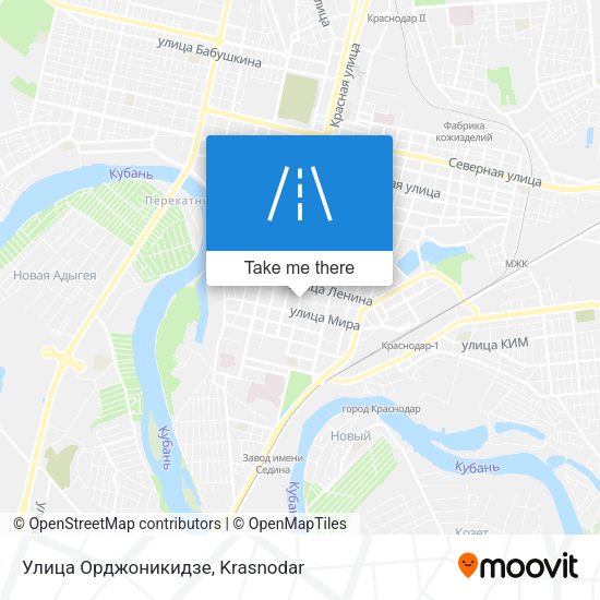 Улица Орджоникидзе map