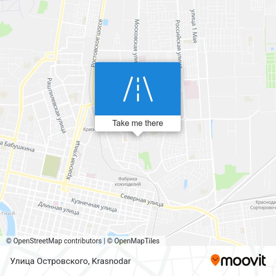 Улица Островского map