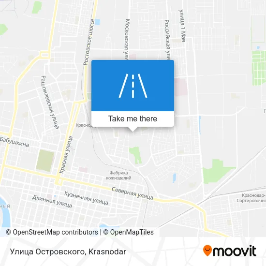 Улица Островского map