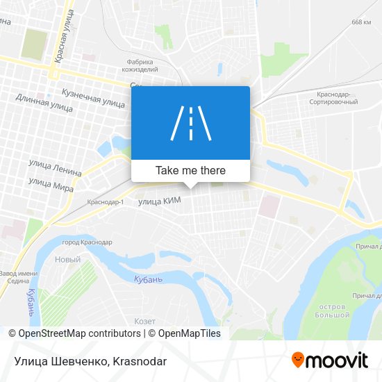 Улица Шевченко map