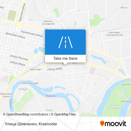 Улица Шевченко map