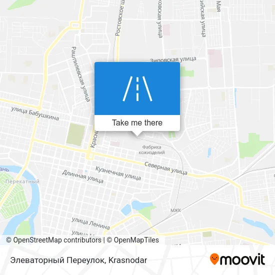 Элеваторный Переулок map