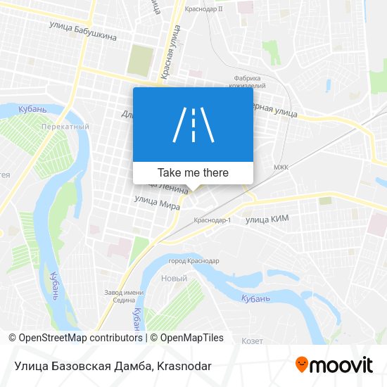 Улица Базовская Дамба map