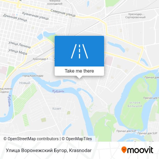 Улица Воронежский Бугор map