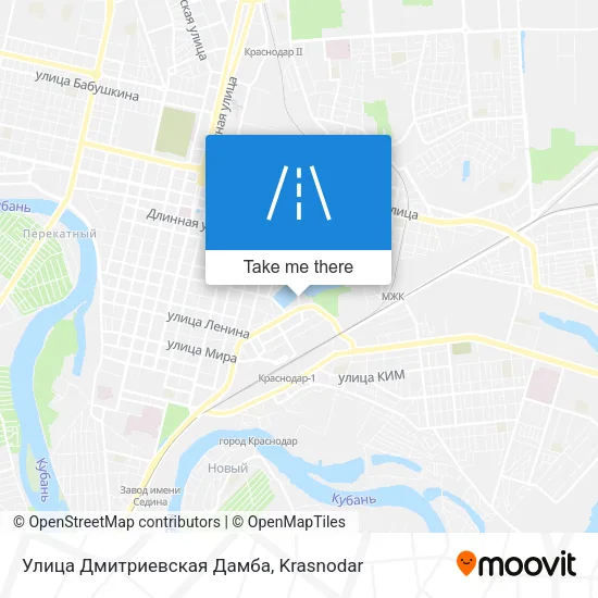 Улица Дмитриевская Дамба map