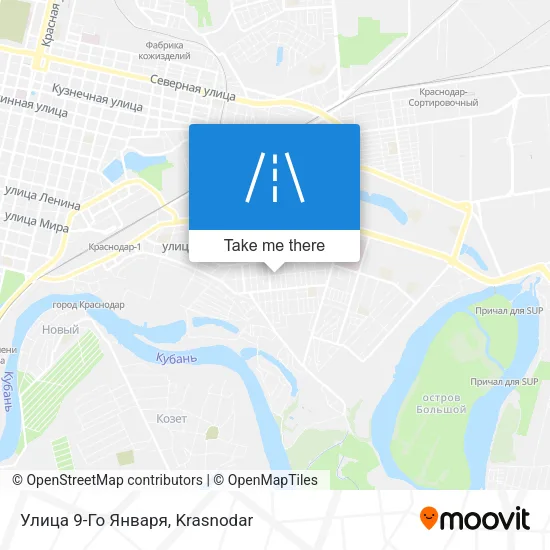 Улица 9-Го Января map