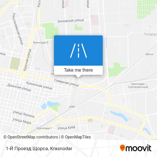 1-Й Проезд Щорса map