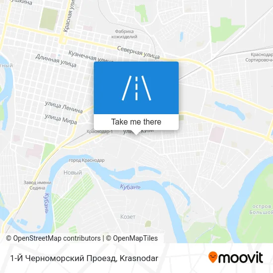 1-Й Черноморский Проезд map