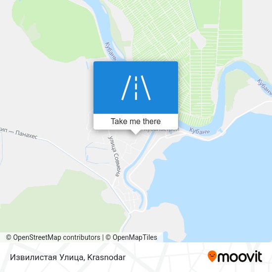 Извилистая Улица map