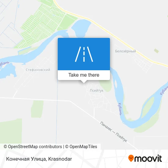 Конечная Улица map