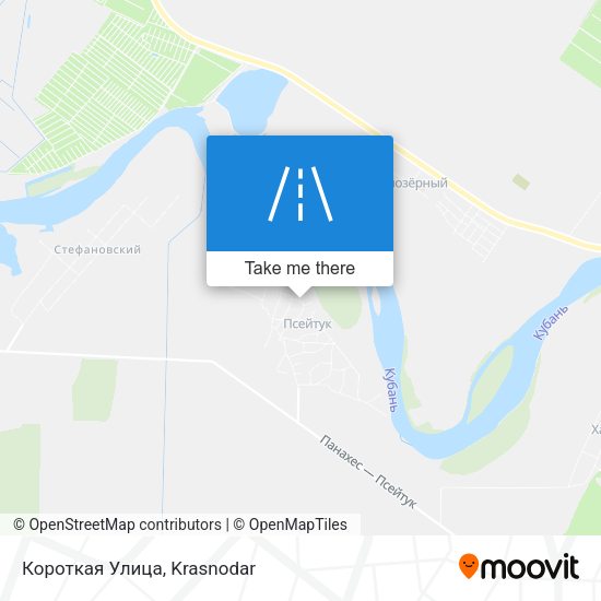 Короткая Улица map