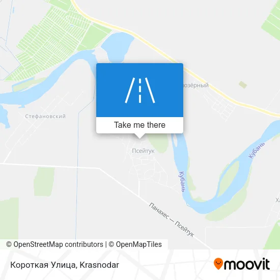 Короткая Улица map