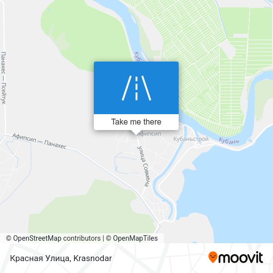 Красная Улица map