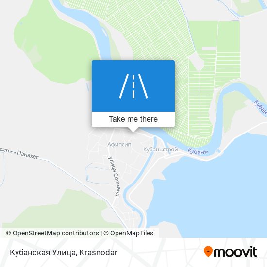 Кубанская Улица map