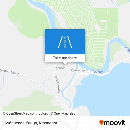 Кубанская Улица map