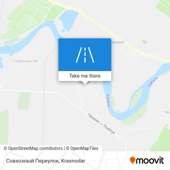 Совхозный Переулок map