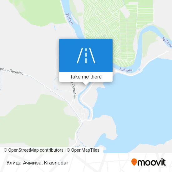 Улица Ачмиза map