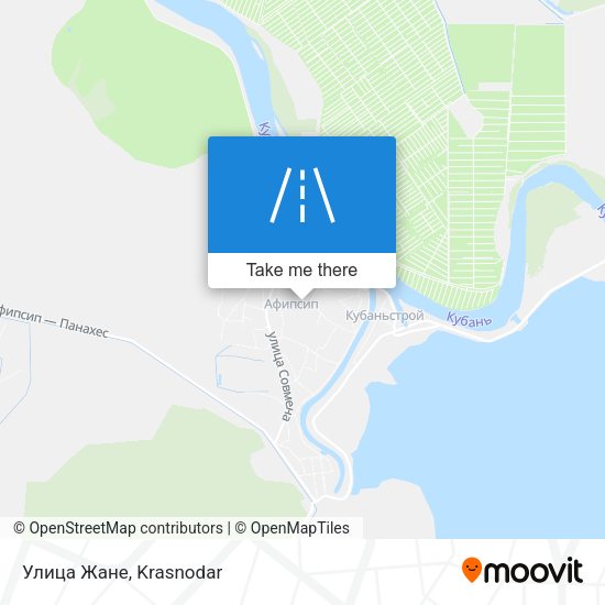 Улица Жане map