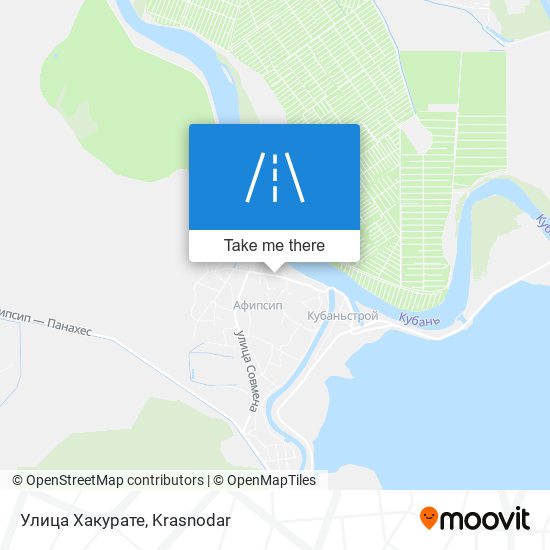 Улица Хакурате map