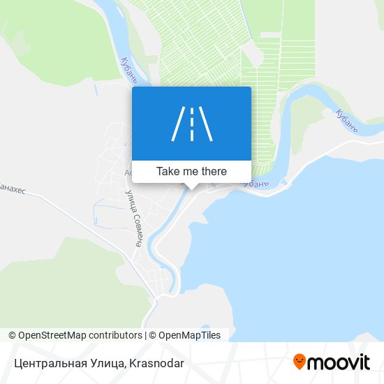 Центральная Улица map