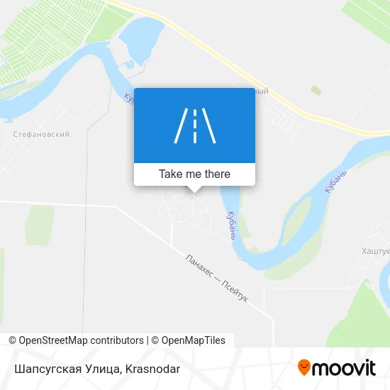 Шапсугская Улица map