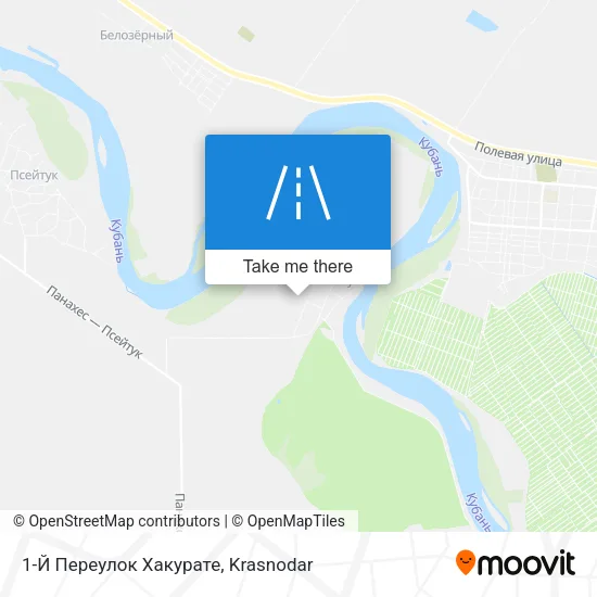 1-Й Переулок Хакурате map