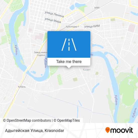 Адыгейская Улица map