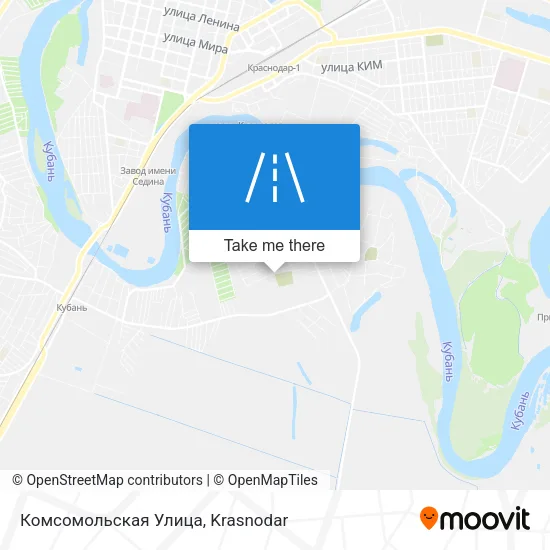 Комсомольская Улица map