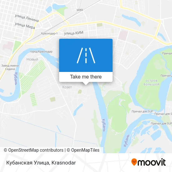 Кубанская Улица map