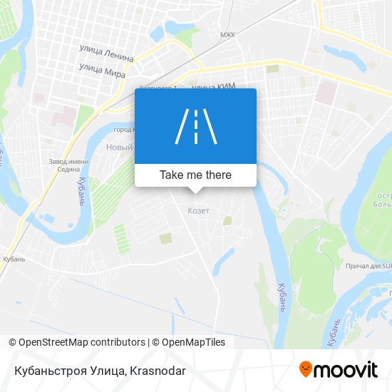Кубаньстроя Улица map