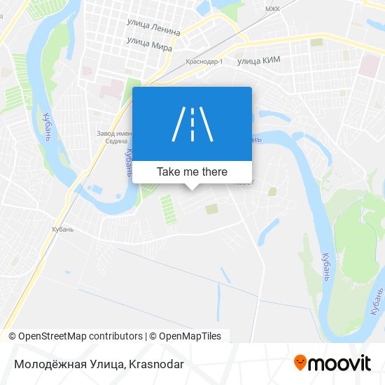 Молодёжная Улица map