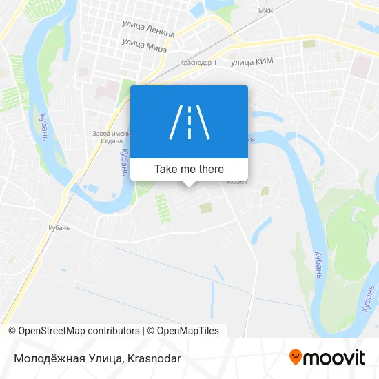 Молодёжная Улица map