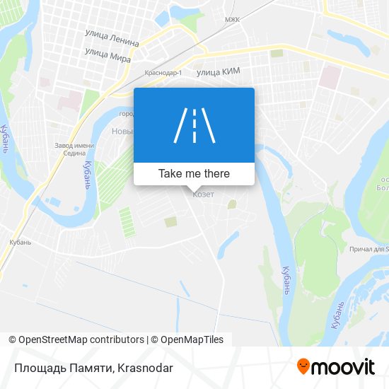Площадь Памяти map