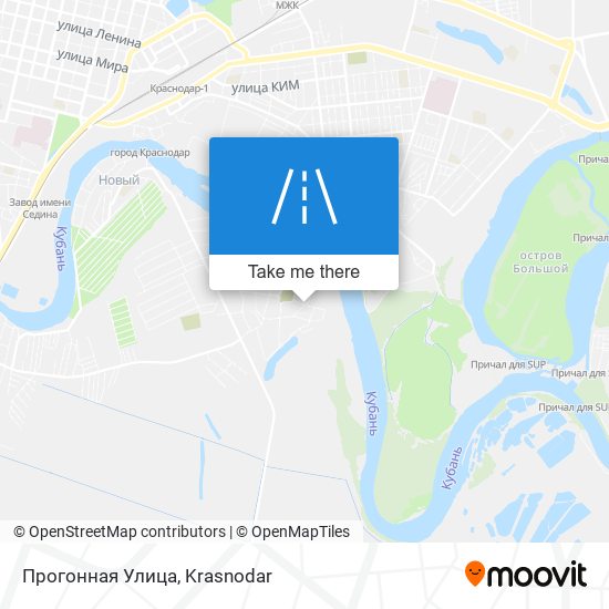 Прогонная Улица map