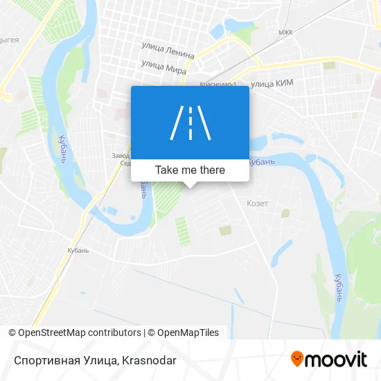 Спортивная Улица map