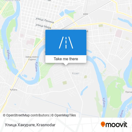 Улица Хакурате map