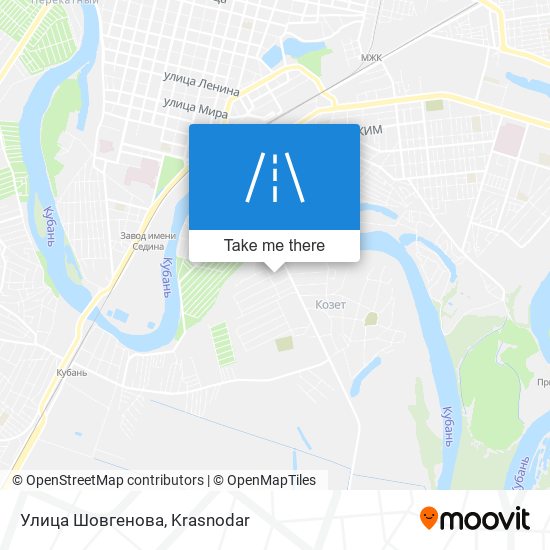 Улица Шовгенова map