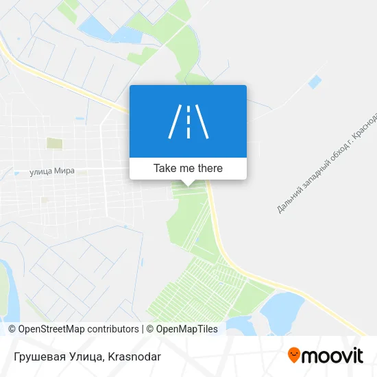 Грушевая Улица map