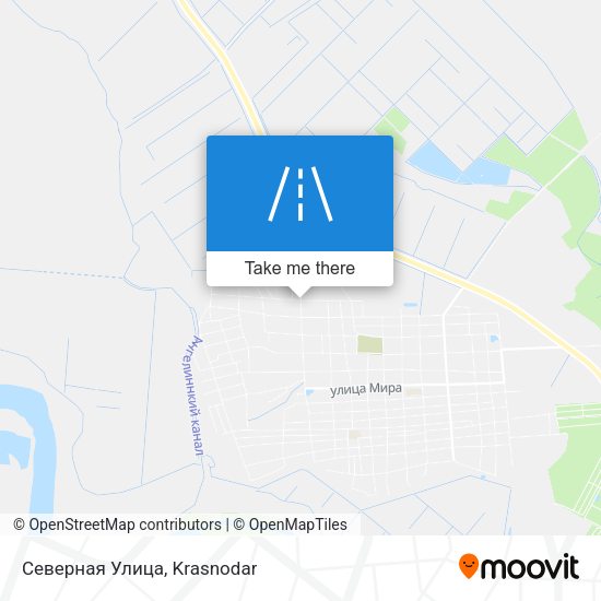 Северная Улица map
