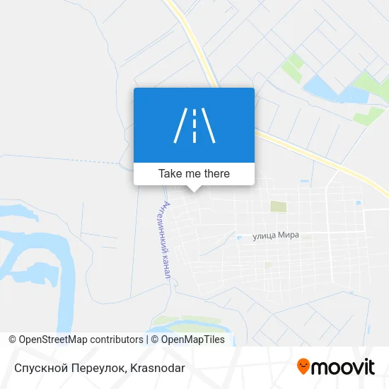 Спускной Переулок map