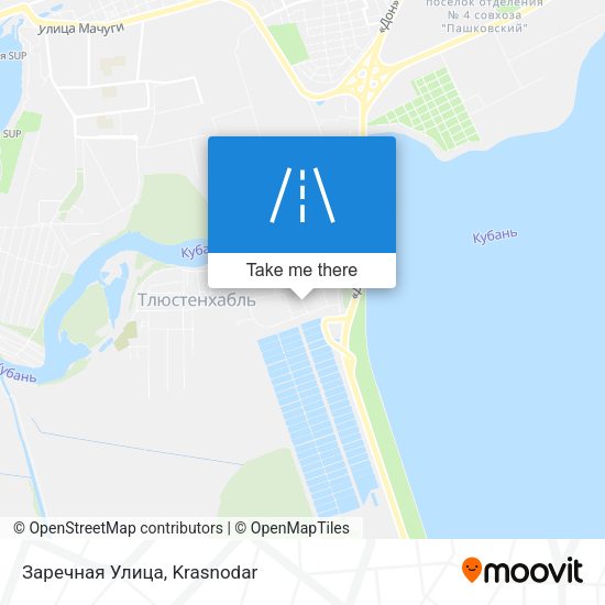 Заречная Улица map