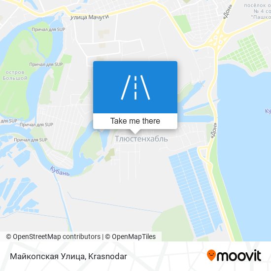 Майкопская Улица map