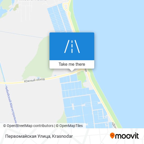 Первомайская Улица map