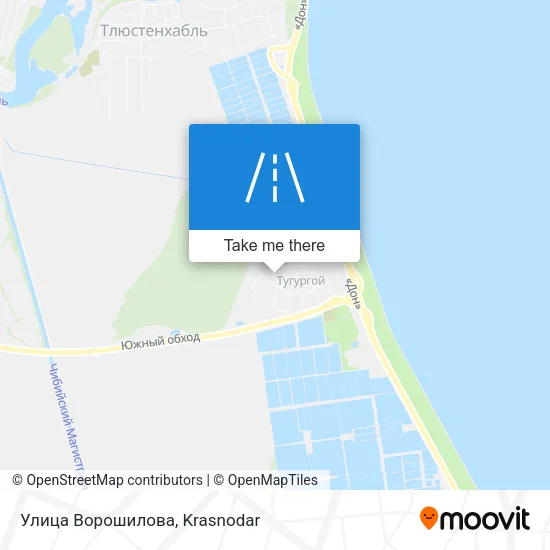 Улица Ворошилова map