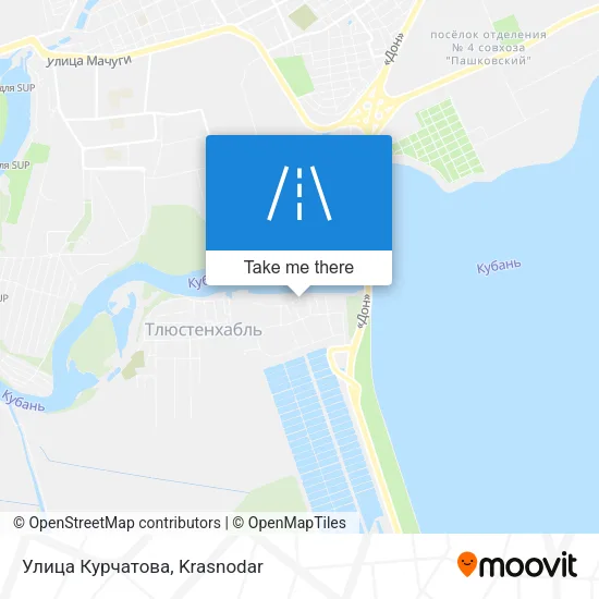Улица Курчатова map
