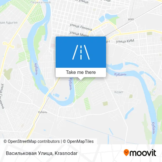 Васильковая Улица map
