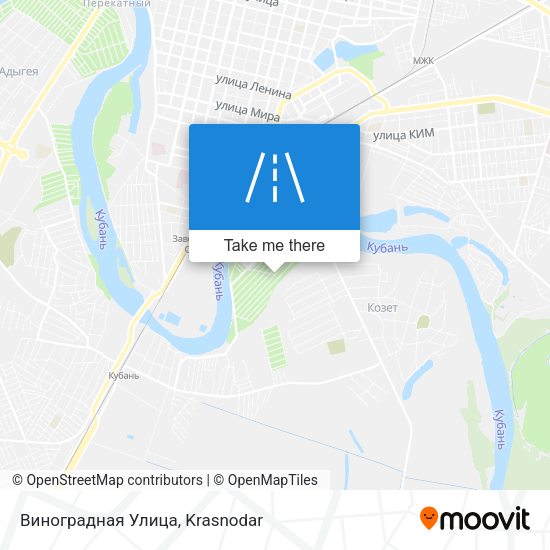 Виноградная Улица map