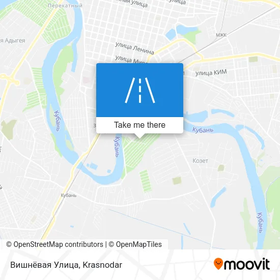Вишнёвая Улица map