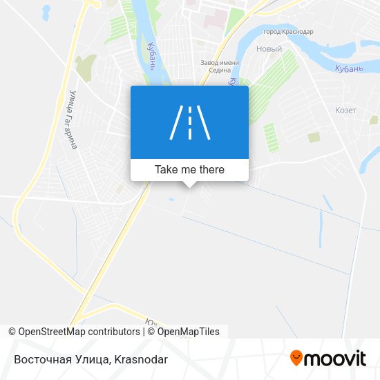 Восточная Улица map